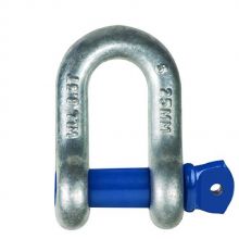 GRILLETE RECTO PARA CADENA C/ PERNO AZUL 5/8