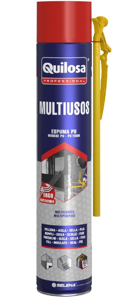 ESPUMA POLIURETANO QUILOSA MULTIUSO 750ML