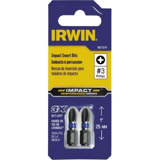 PUNTERA PH3 X 25 IRWIN IMPACT (2PZ) 1837375  / IWAF31PH32