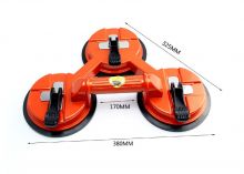 VENTOSA METALICA TRIPLE NARANJA BT-VP3