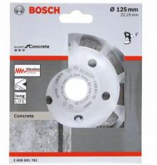 DISCO DIAMANTADO P/ CONCRETO BOSCH 125 X 22,23MM 2608601762