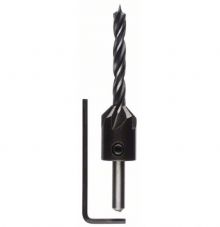 MECHA P/ MADERA 3 PUNTAS 6MM C/ AVELLANADOR BOSCH 2608596393