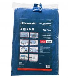 LONA PLASTICA 4 X 6M AZUL ULTRA TRUPER 41924