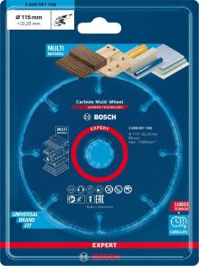 DISCO CORTE MULTIMATERIAL BOSCH 115 X 22,2MM 2608901188