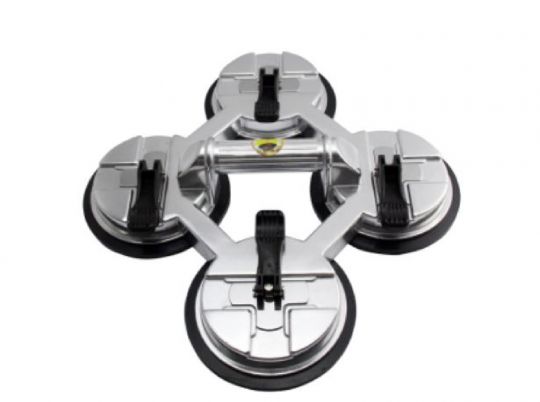 VENTOSA METALICA CUADRUPLE CROMADA BT-VP4