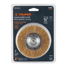 CEPILLO CIRCULAR ALAMBRE FINO TRUPER 1/4-100MM 11576
