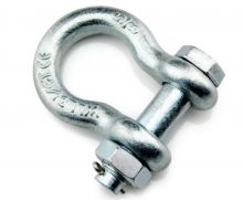 GRILLETE CURVO C/ BULON Y TUERCA 1.1/4