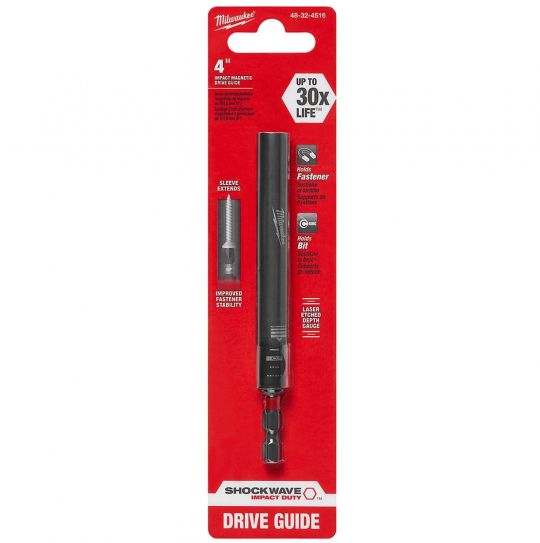 SOPORTE MAGNETICO C / GUIA MILWAUKEE 1 /4 X 4 (100MM) - 48-32-4516