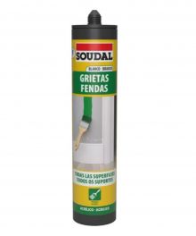 SELLADOR ACRILICO GRIETAS FENDAS TURBO BLANCO SOUDAL 290ML
