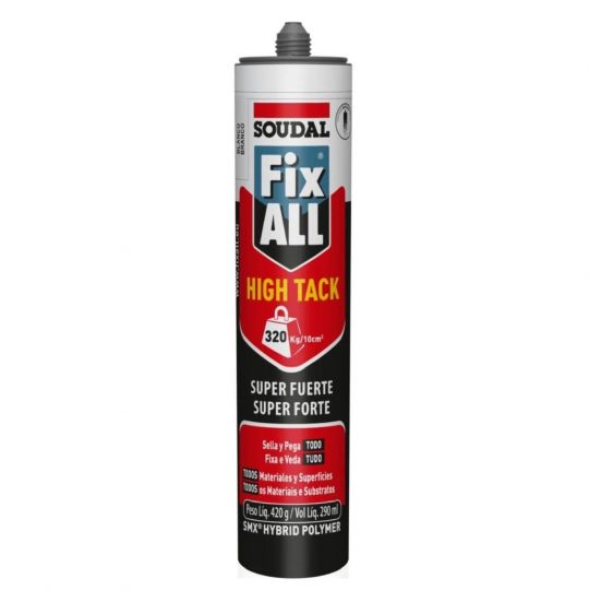ADHESIVO SOUDAL FIX ALL HIGH TACK BLANCO 290ML