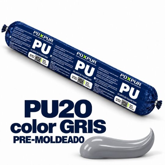 SELLADOR POLIURETANO POXPUR PU20 PRE-MOLD. 800G GRIS SALCHICHA