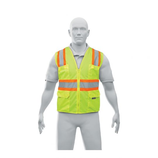 CHALECO DE SEGURIDAD VERDE TRUPER 13476