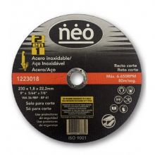 DISCO CORTE METAL/INOX NEO 230 X 1,8 X 22,2MM 1223018