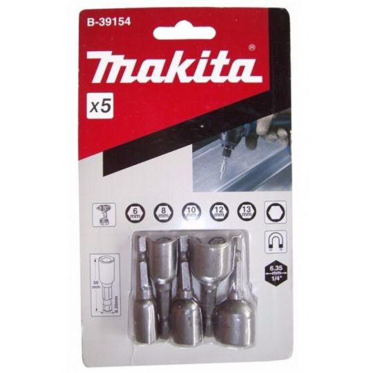 JUEGO LLAVE MAGNETICA MAKITA 6-8-10-12-13MM B-39154