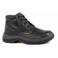 BOTA NEGRA WORKSAFE CON CORDON PUNTA PLAST. N?35