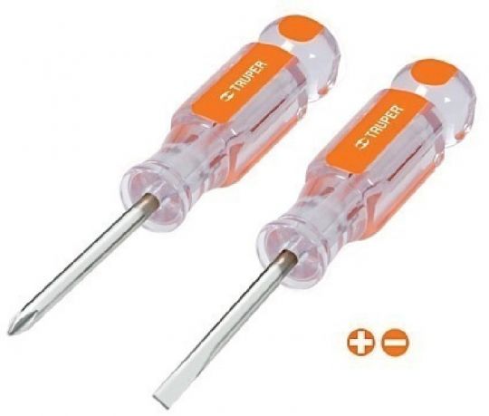 JUEGO MINI DESTORNILLADORES TRUPER 2PZ 14199