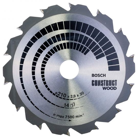 DISCO SIERRA CIRCULAR MADERA BOSCH 8.1 /4 X 30 X 14D 2608640634