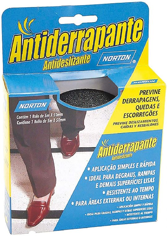 CINTA ANTIDESLIZANTE NEGRA NORTON 50MM X 5MT