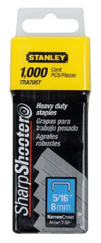 GRAPA STANLEY USO PESADO TRA 705T 5 /16 1000PZ