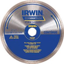 DISCO CORTE DIAMANTADO IRWIN 200 X 25,4MM CONTINUO 1777221