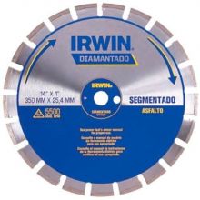 DISCO CORTE DIAMANTADO IRWIN 350 X 25,4MM SEGMENT. 1777223