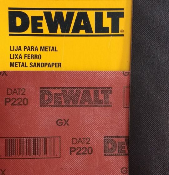 LIJA P / HIERRO DEWALT GRANO 180 GR800 - DAT20180S