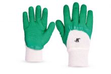 GUANTE ALGODON/LATEX KALIPSO CONFORTEX PLUS VERDE T9