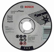 DISCO CORTE METAL/INOX BOSCH 115 X 1,0 X 22,23MM 2608603169