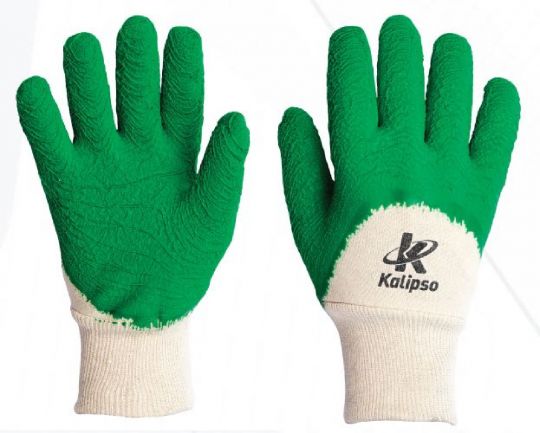 GUANTE ALGODON /LATEX KALIPSO CONFORTEX PLUS VERDE T10