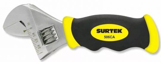 LLAVE AJUSTABLE SURTEK C / GRIP 6 - 506CA