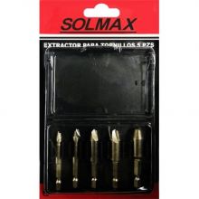 JUEGO EXTRACTORES P/ TORNILLOS SOLMAX 5PZ ST-BIT5S