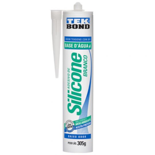 SILICONA BASE AGUA BLANCA TEKBOND 305G