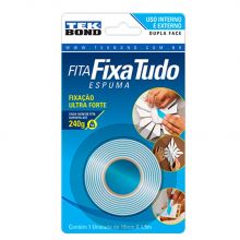 CINTA DOBLE FAZ FIJA TODO ESPUMA TEKBOND 19MM X 1,5MT INT/EXT