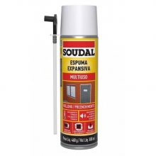 ESPUMA POLIURETANO MANUAL SOUDAL 500ML 460G