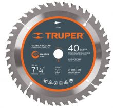 SIERRA CIRCULAR TRUPER P/ MADERA 7.1/4