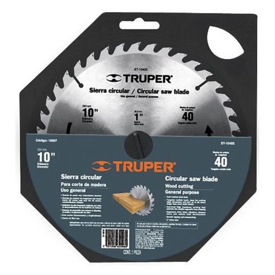 SIERRA CIRCULAR TRUPER P / MADERA 10-254MM 40D - 18307