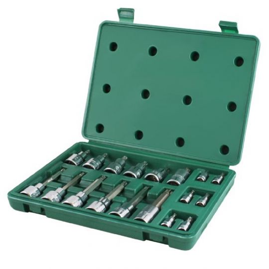 JUEGO TUBOS TORX 1 /4 - 1 /2 SATA 18PZ ST09052SJ