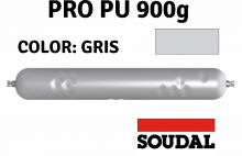 SELLADOR PU SOUDAL PRO PU GRIS 900G SALCHICHA