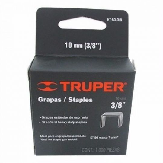 GRAPA 3 /8 USO PESADO TRUPER (1000PZ) 17967