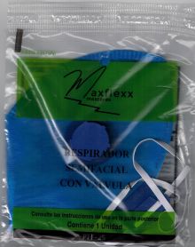 MASCARILLA RESPIRADOR PFF2S C/ VALVULA MAXFLEXX