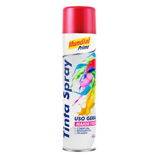 PINTURA AEROSOL ROJO METALICO MUNDIAL PRIME 400ML