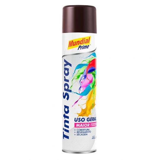 PINTURA AEROSOL MARRON MUNDIAL PRIME 400ML