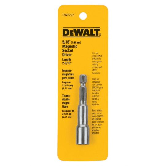 LLAVE MAGNETICA DEWALT 5 /16 X 65MM - DW2222B