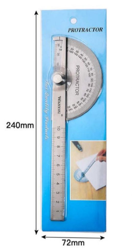 TRANSFERIDOR DE GRADO WANYOU 100MM 180? INOX