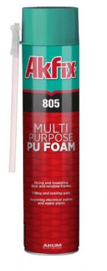 ESPUMA POLIURETANO AKFIX 805 750ML 850GR