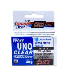 ADHESIVO EPOXY UNO TRANSPARENTE 50G UNOC40