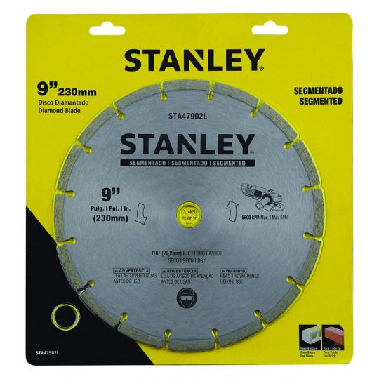 DISCO DIAMANTADO STANLEY 230 X 22,2 SEGMENTADO STA47902L