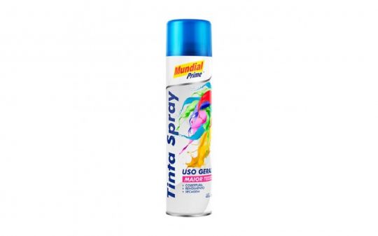 PINTURA AEROSOL AZUL METALICO MUNDIAL PRIME 400ML