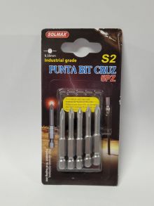 PUNTERA PHILLIPS PH1 X 50MM S2 5PZ SOLMAX 01H-02