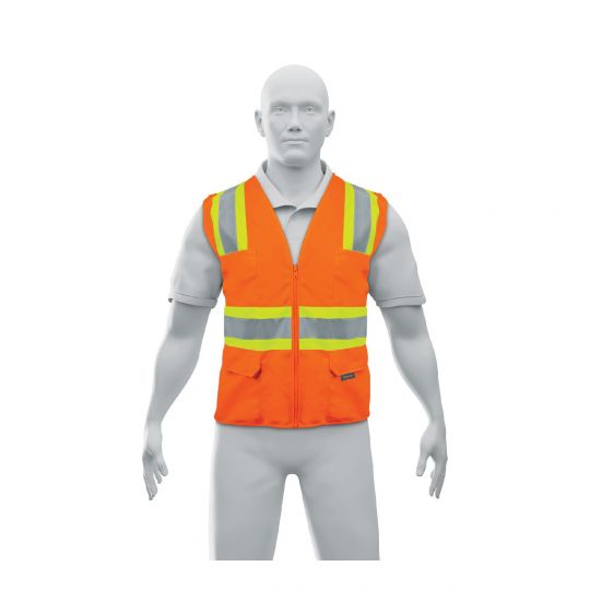 CHALECO DE SEGURIDAD C / BOLSOS REFLECTIVO TRUPER 13475